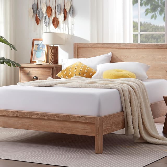 Detalle de Sonive Spannbettlaken 140x200 cm (100% Polyester) für Kinder, hellweiß, 30 cm Tiefe Tasche