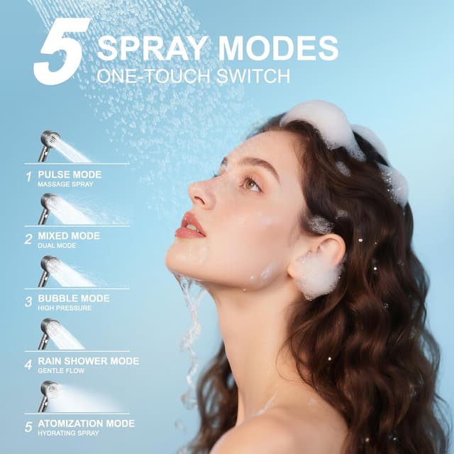 Thumbnail 1 de Blendura Soffione doccia anticalcare 5 modalità, G1/2