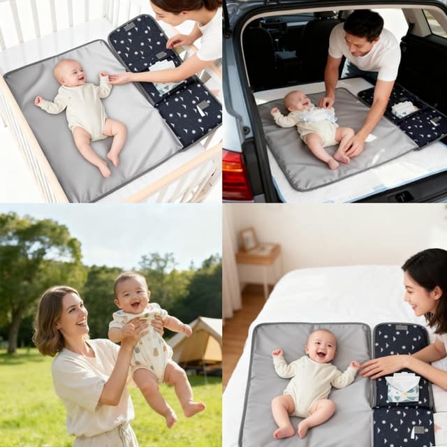 Thumbnail 5 de Cozary Fasciatoio Portatile Neonato 60x50 cm