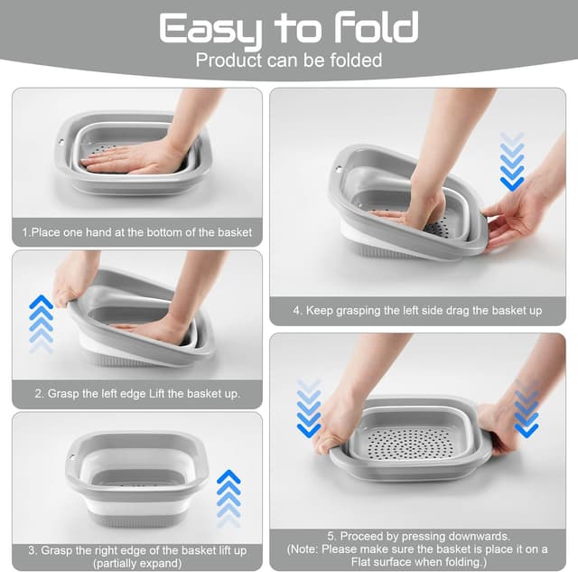 Thumbnail 1 de SINGARO 1.5 Gal Collapsible Dish Basin