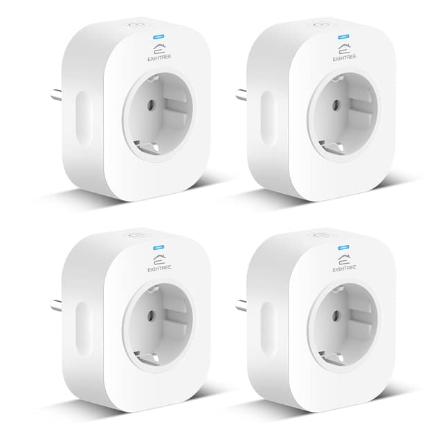 Detalle de EIGHTREE WLAN Smart Alexa Steckdose mit Strommessung 16A
