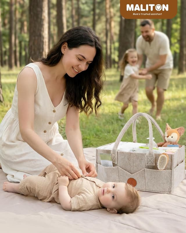 Thumbnail 5 de Maliton Nappy Caddy portable nappy organiser