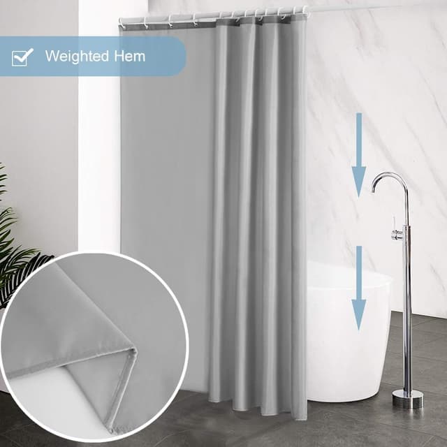 Detalle de Duschvorhang 180x200 Anti-Schimmel Furlinic