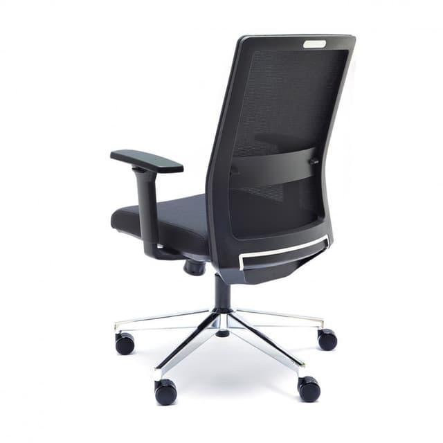Detalle 2 de Euromof Niza silla de oficina negra