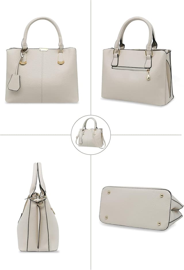 Detalle de Pahajim Classique sac à main femme à la mode luxe, bandoulière amovible (pour travail, shopping et voyages)