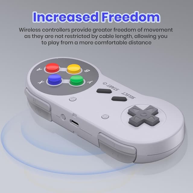 Detalle de miadore Wireless SNES Controller 420mAh