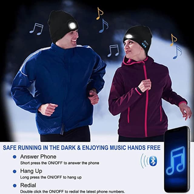 Thumbnail 4 de Flintronic Cappello Bluetooth con Luce LED 1200 mAh