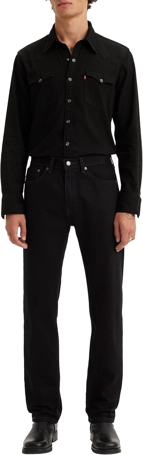 Detalle de Levi’s Men’s Jeans 505 Regular Fit with 5-pocket style