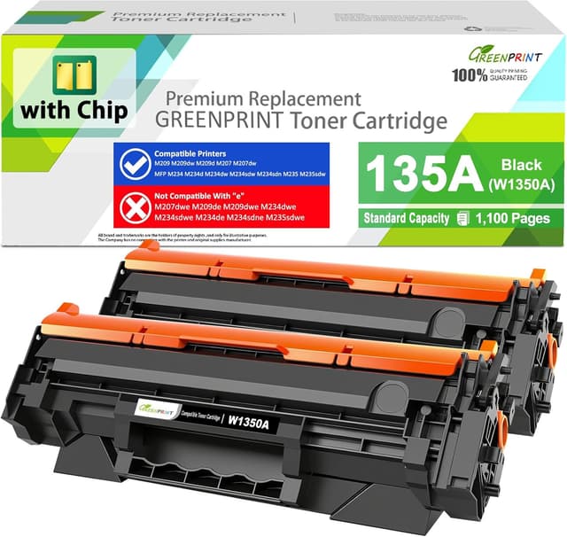 Detalle de Cartucho tóner 135A compatible 1100 páginas M207