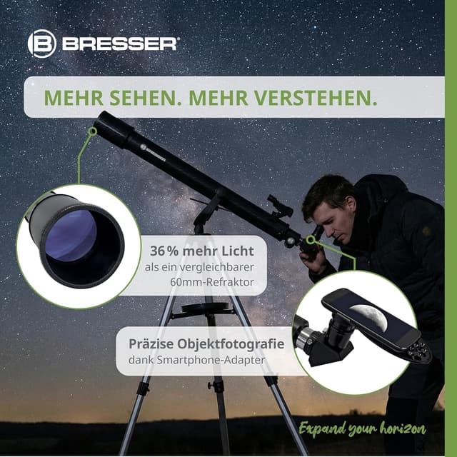 Thumbnail 5 de Bresser Sirius 70/900 AZ Einsteiger Teleskop