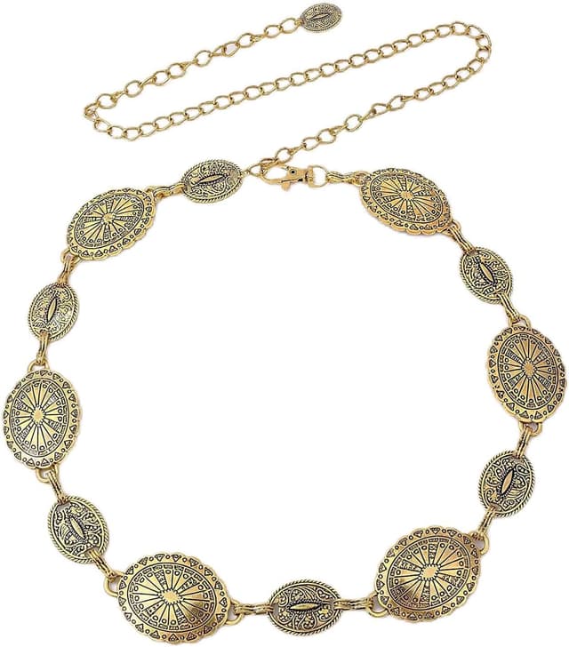 Imagen de Ceinture SHIQUAN métal doré réglable ⚙ en OfertitasTOP