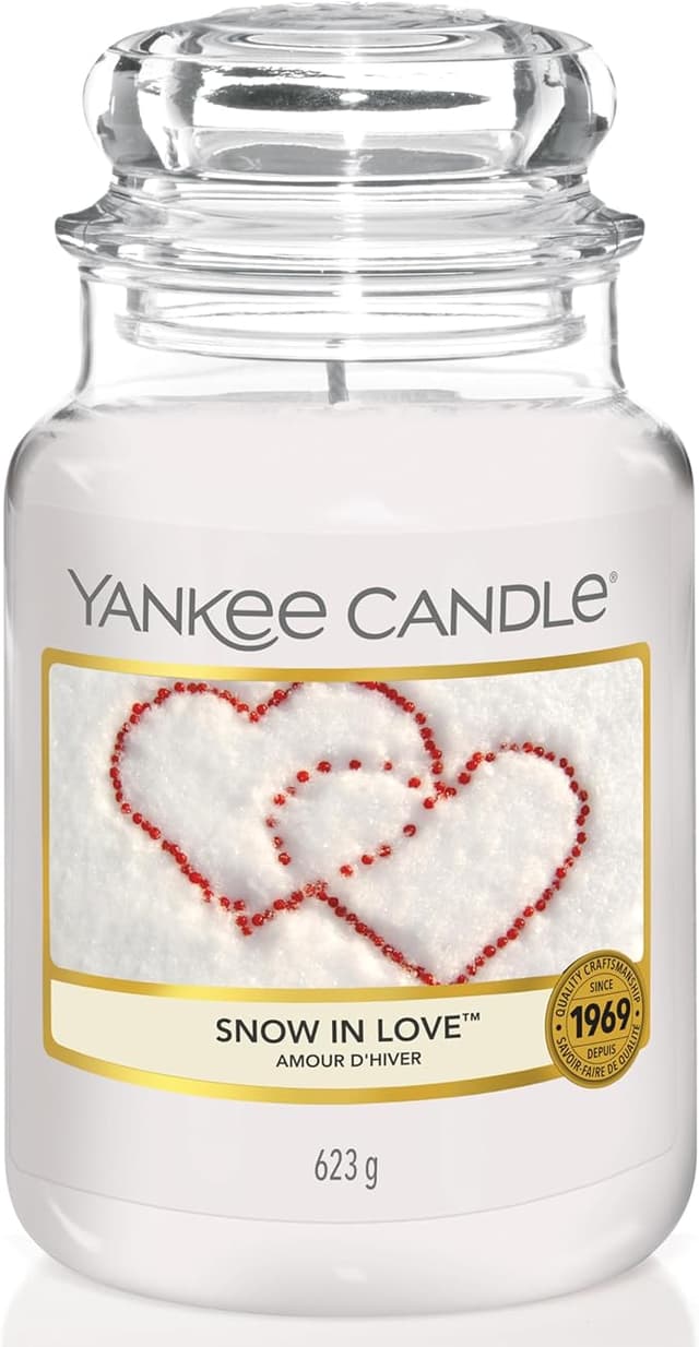 Imagen de Yankee Candle Snow in Love Centeno Velas Largas🕯 en OfertitasTOP