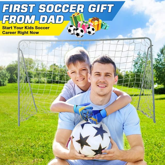 Thumbnail 6 de Jalunth Torwarthandschuhe Kinder mit rutschfester Latex-Handfläche – für Training & Spiel