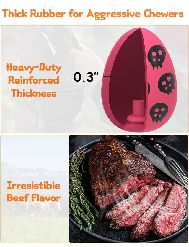 Thumbnail 3 de SCHITEC Squeaky Dog Ball for Medium Dogs