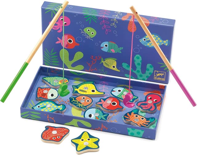 Detalle 2 de DJeco Pêche à la ligne Fishing, gioco di abilità e riflessi