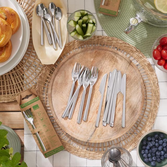 Thumbnail 3 de Amefa 025905AF29BA5 Leaves - 40 cuchillos reciclables ♻