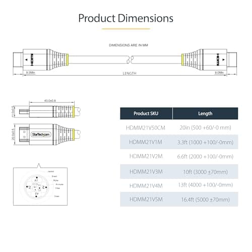 Thumbnail 7 de 2M Ultra High Speed HDMI 2.1 cable — 2 m