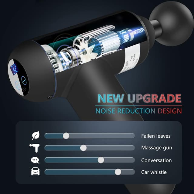 Thumbnail 2 de Deep Tissue Massage Gun 10-speed percussion device 🏋