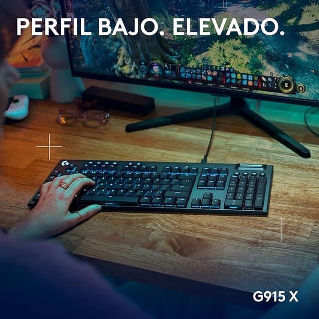 Thumbnail 1 de Logitech G G915 X Teclado Mecánico Gaming Táctil ⚡