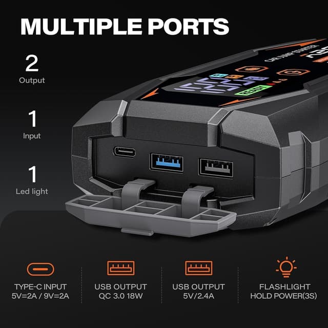 Thumbnail 5 de A2C Car jump starter 16800mAh portable charger