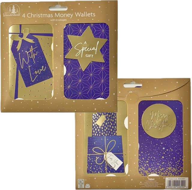 Detalle de BG Festive B031 Christmas money wallets 4