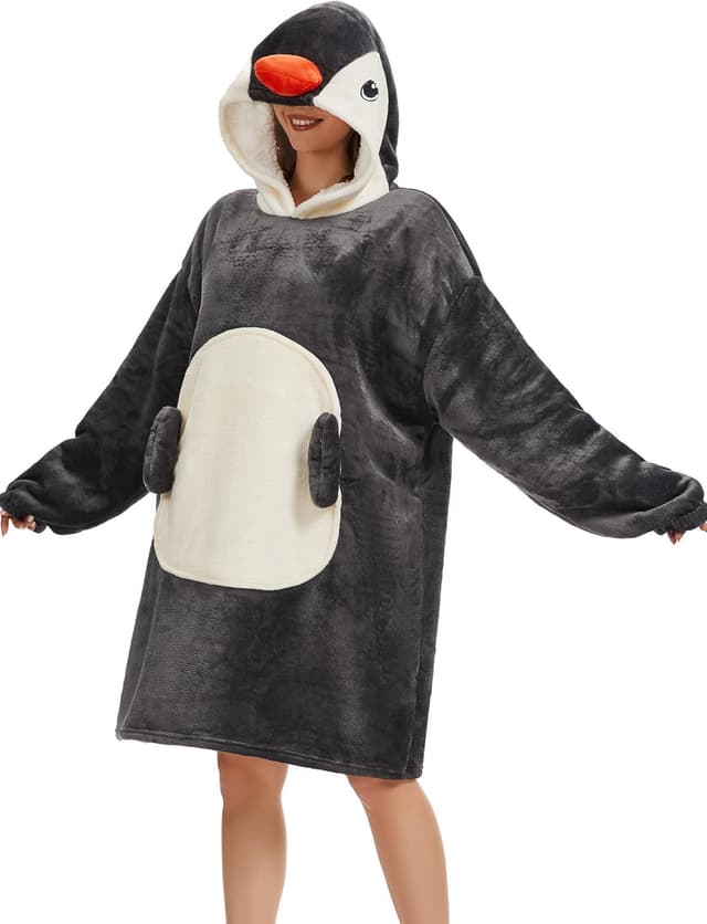 Thumbnail 1 de LATH.PIN Plaid à manches sweat à capuche