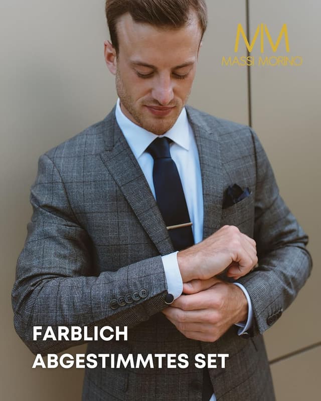 Detalle de Massi Morino Krawatte Set 5-teilig