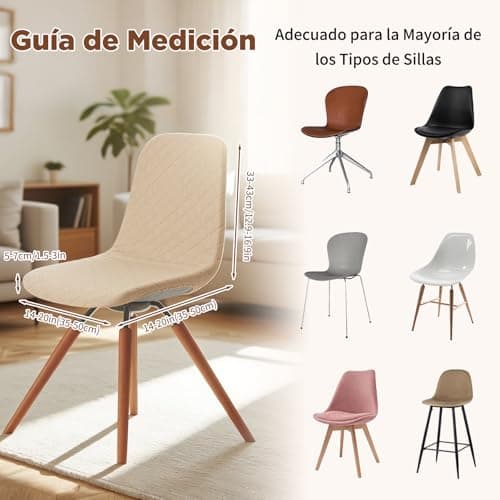 Thumbnail 1 de Housse de chaise Dioxide, 4 pièces imperméable ⚙