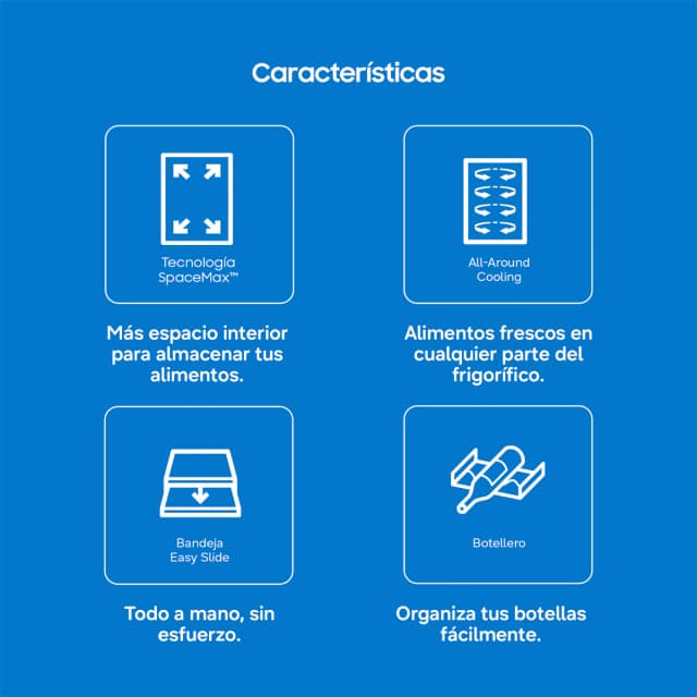 Detalle 2 de Samsung RB33J3515S9 Frigorífico 339 L Clase E 185 cm