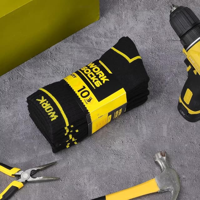 Detalle 2 de FALARY 10 Paar Arbeitssocken Herren