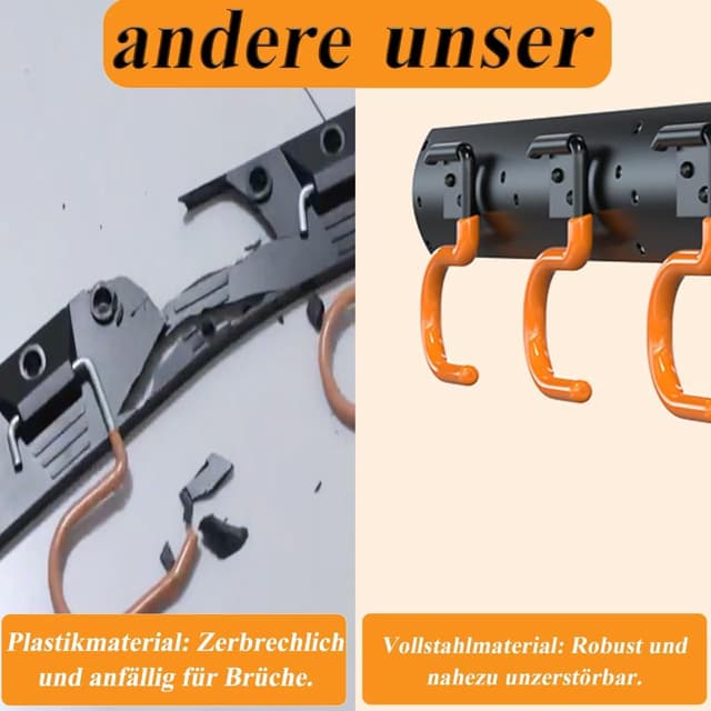 Thumbnail 6 de 3-H Wandhalterung Gartengeräte 6 x 42 cm