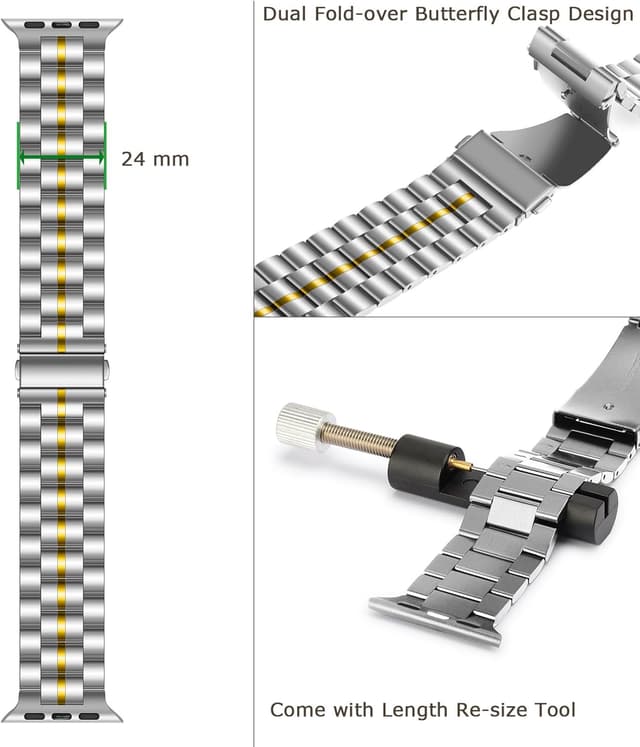 Thumbnail 5 de Tasikar 49mm Stainless Steel Apple Watch strap