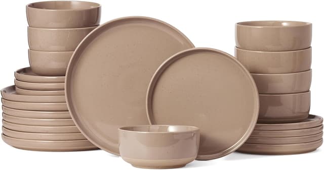 Detalle de Famiware Milkyway 24-Piece Dinnerware Set for 8 🍽