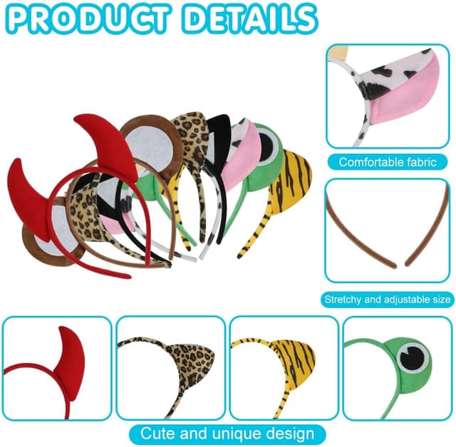 Detalle de LED Stirnband Katze für Kinder, 3 Modi