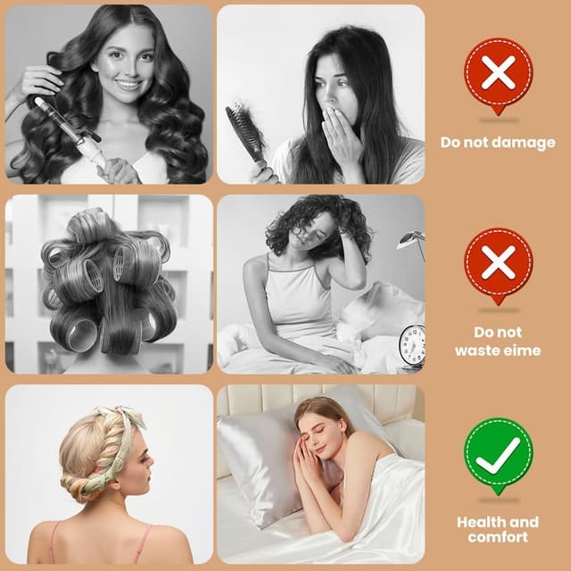 Detalle de BUTBU Bigodino per boccoli senza calore 160 cm