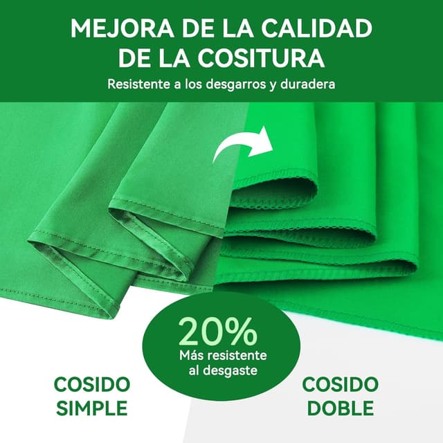 Thumbnail 2 de Heysily Fondo 2 x 3 m para croma verde