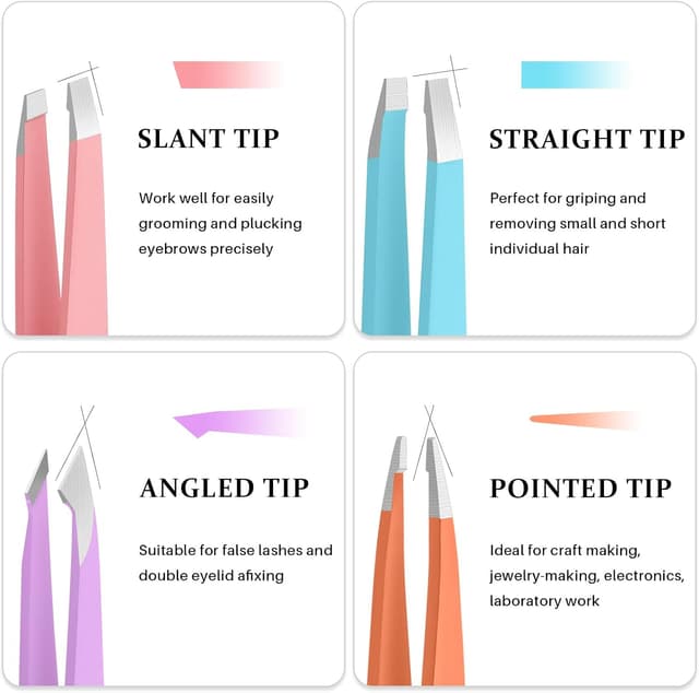 Detalle 2 de Leipple Tweezers for Women Facial Hair