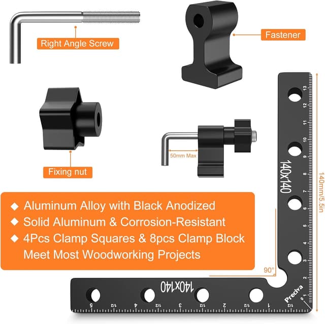 Thumbnail 5 de Preciva 90 Grad Positionierwinkel Klemmen
