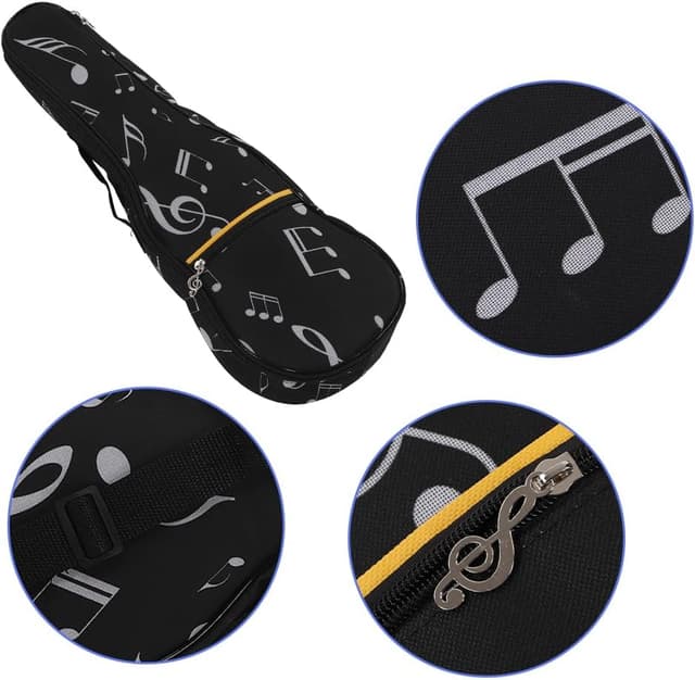 Thumbnail 6 de Soprano 21-Inch Ukulele Case Backpack – Water-resistant padded gig bag with front zipped pocket