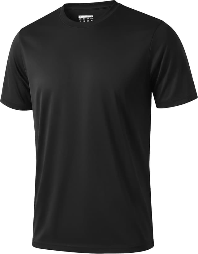 Detalle de KEFITEVD Men’s Short Sleeve UPF 50+ Rash Guard T-Shirts (Quick Dry, Four-Way Stretch)