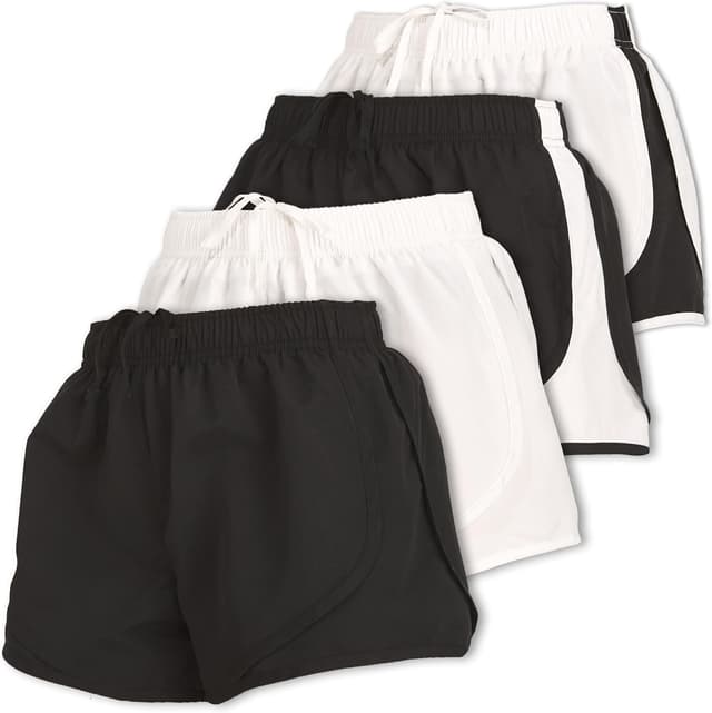 Detalle de Ultra Performance Women’s Running Shorts 4-Pack with Brief Liner