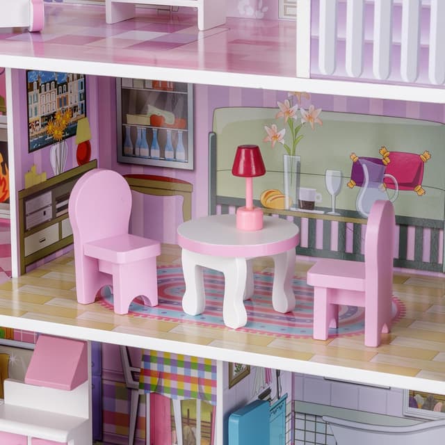 Detalle 2 de Baroni Toys Casa delle Bambole 70x60x24 cm 🏠