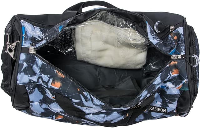 Detalle de Sports Gym Bag with Shoes Compartment and Wet Pocket