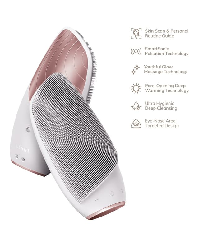 Thumbnail 1 de Geske Dispositivo Facial Sonic Thermo Brush 6 en 1 White Rose Gold