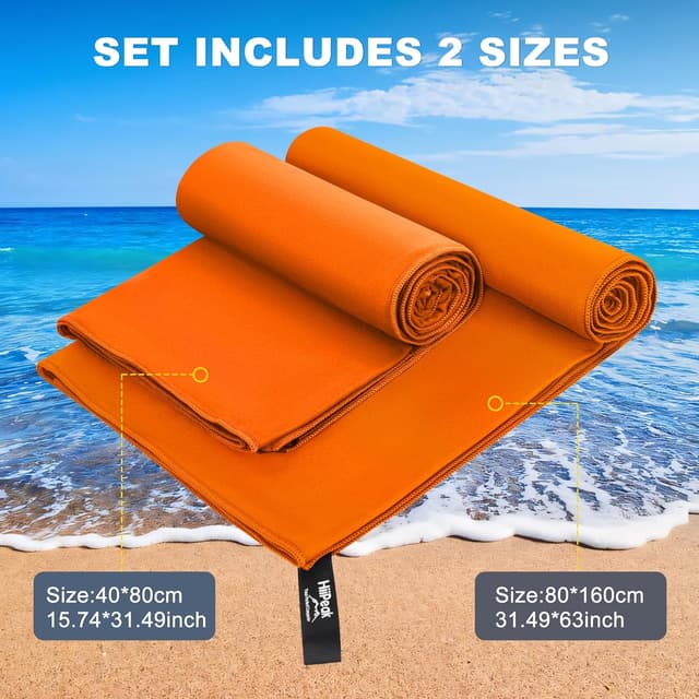 Detalle 2 de HiiPeak microfibre towel 160 x 80cm