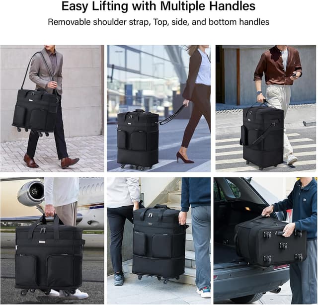 Thumbnail 6 de Hanke Expandable Large Suitcase 98L Foldable