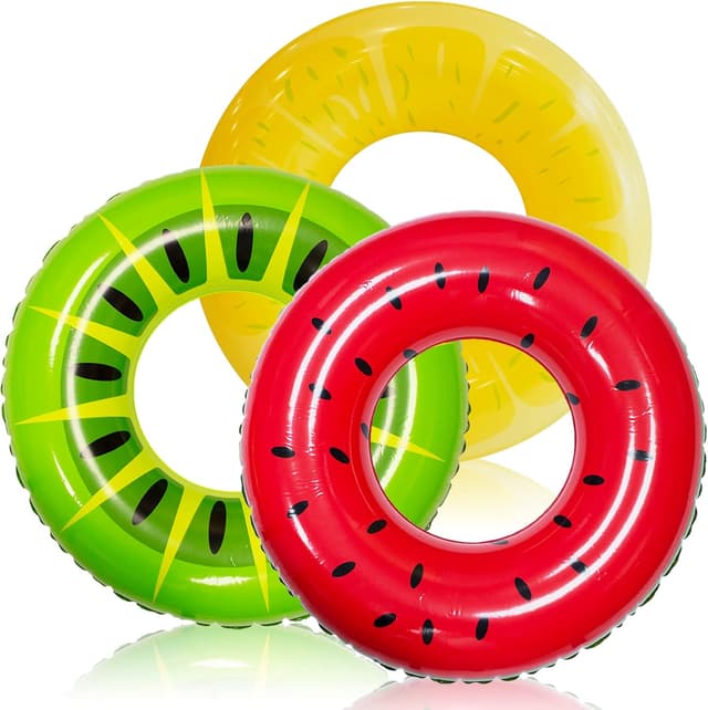 Imagen de JOYIN Inflatable Swim Tube Raft 32.5 in (3 pack) en OfertitasTOP