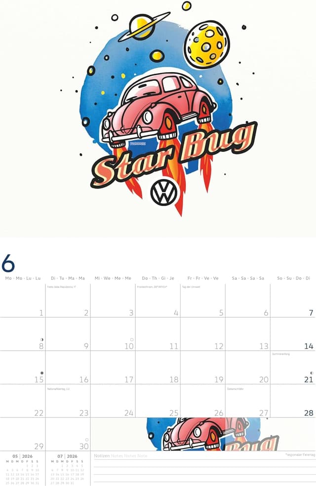 Thumbnail 3 de arti VW Broschürenkalender 2026