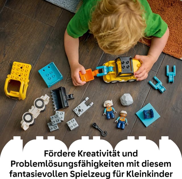 Detalle de LEGO DUPLO 3-in-1 Baufahrzeuge 10475 ab 2