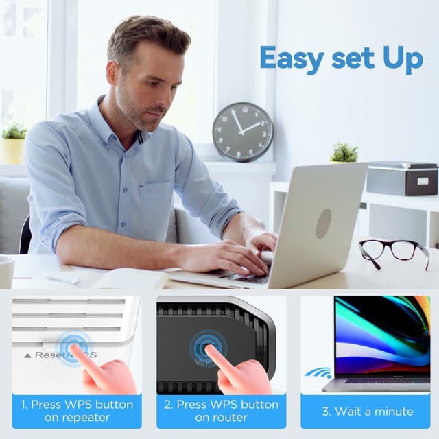 Thumbnail 5 de 2026 WiFi Extender 9800 sq ft Signal Booster